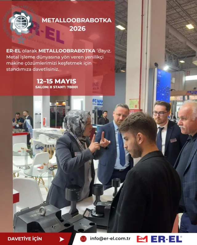 2026 METALLOOBRABOTKA MOSKOVA Fuarında standımıza davetlisiniz.