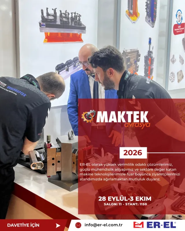 2026 MAKTEK AVRASYA Fuarında standımıza davetlisiniz.