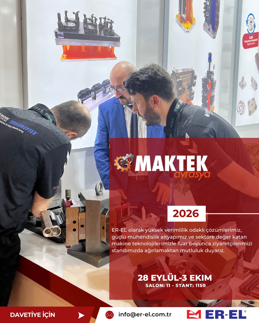 2026 MAKTEK AVRASYA Fuarında standımıza davetlisiniz.